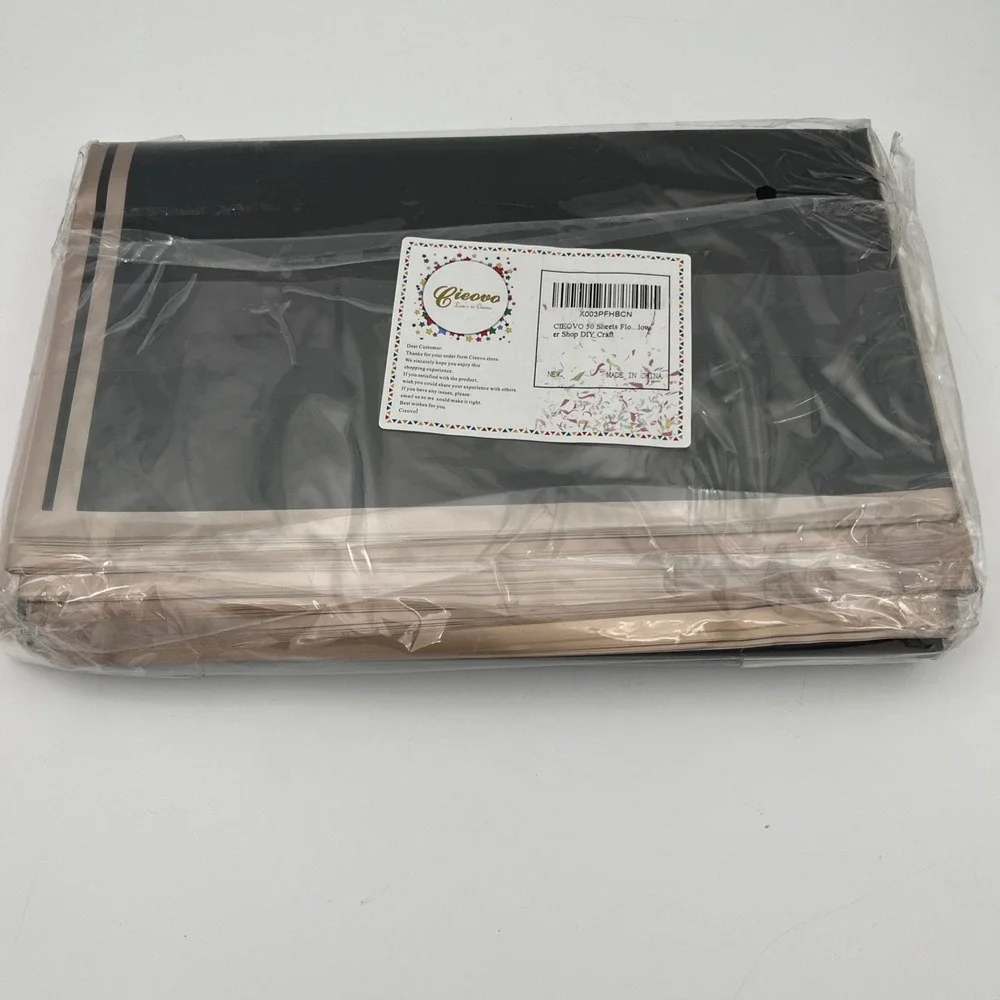 50 Sheets of Bouquet Wrapping Tissue Paper DIY Gift‎ Wrap Decorative Packing